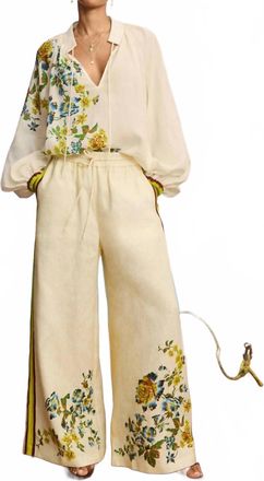 Alemais Phyllis Pant In Cream