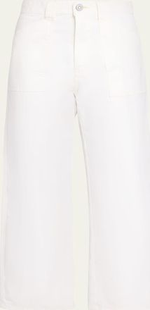 Moussy Vintage Gusset Cargo Ankle Jeans