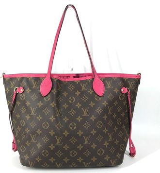 Louis Vuitton Pink Monogram Shoulder Bag Tote Bag (Pre-Owned)