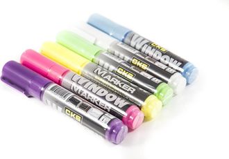 Trade Shop Trade Shop - Kit 6 Pennarells For Luminosa Led Luminosa Ri-scrivibile Fluorescenti
