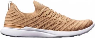 Athletic Propulsion Labs Womens Techloom Wave Athletic Sneakers In Tan/white
