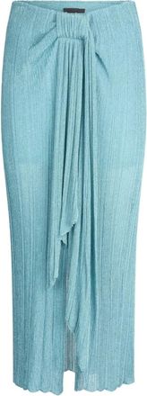 Liu Jo Gonna midi in maglia - Blu