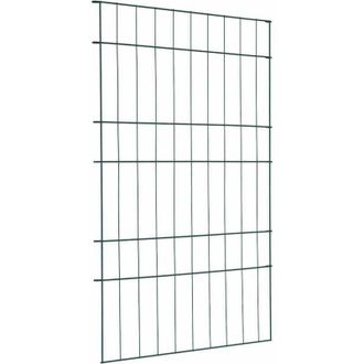 vidaXL Juego De Cercas Para Estanque 8 Pcs Verde 50 X 80 Cm Acero Vidaxl