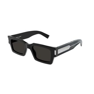 Saint Laurent Geometrische Zonnebril Vierkant - unisex - Accessoires - Zwart - Maat: 50 MM Nylon