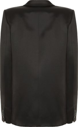 Khaite Womens Willow Double-Breasted Blazer Black Viscose Blazers Jacket