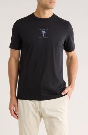 Travis Mathew Summer Break Cotton Graphic T-Shirt in Black at Nordstrom Rack, Size Medium