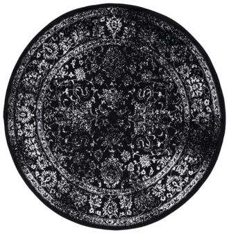 Safavieh Alfombra negro/marfil 183 x 183 cm