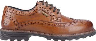 Cotswold Ramsden Mens Leather Shoes - Tan - Size UK 12