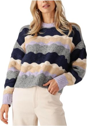 Suncoo Dames, Truien, Veelkleurig, Maat: XS Wol