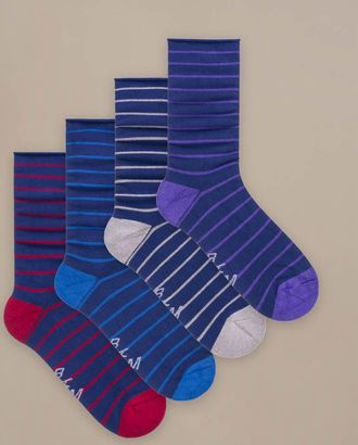 BAM Mens Everyday Roll Top Socks - 4 Pack - Size 8-11 - UK Size 12-14