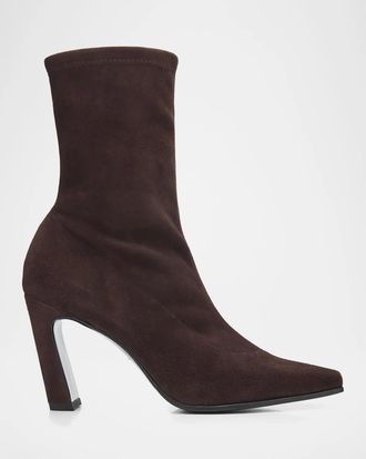 Stuart Weitzman Stassi 85MM Stretch Booties