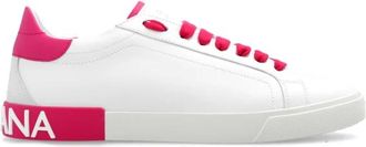 Dolce & Gabbana Portofino sneakers - Dames - Sneakers - Wit - 40 EU - Leer - Schoenen