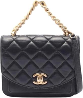 Chanel Pre-owned Matelasse As 0785 Handbag - Dames - Vintage Handtas - Zwart - ONE Size - Leer - Vintage