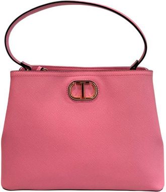 Twinset Pink PU Women Womens Handbag