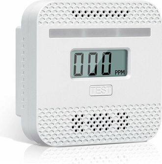 OEM Detector De Mon&oacute;xido De Carbono, Detector Inteligente De Mon&oacute;xido De Carbono Con Pantalla Lcd, Conforme A La Norma En 50291, Con Bot&oacute;n De Prueba E Ind