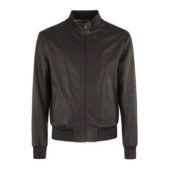 STEWART Stijlvolle Ketting - Heren - Leren en Su&egrave;de Jassen - Bruin - 2XL - Jassen
