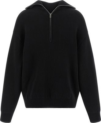 Balenciaga Womens Black Cotton Cardigan Clothing