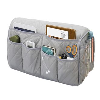 OEM Conjunto De Sal&oacute;n Vers&aacute;til Con Espacio De Almacenamiento Y Reposabrazos Acolchados - Gris