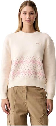 Guess Lily Pullover - Dames - Truien - Beige - Maat: XS