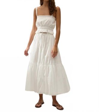Faithfull The Brand Venta Vintage-Inspired Top In White