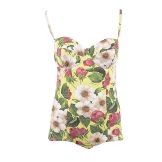 Dolce & Gabbana Flowers One-piece - female - Dolce & Gabbana - Swimsuits - Multicolor - L - Swimwear