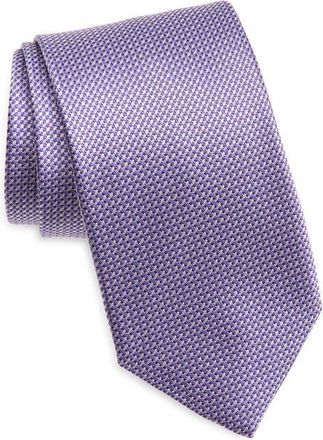 David Donahue Jacquard Silk Tie in Lilac at Nordstrom