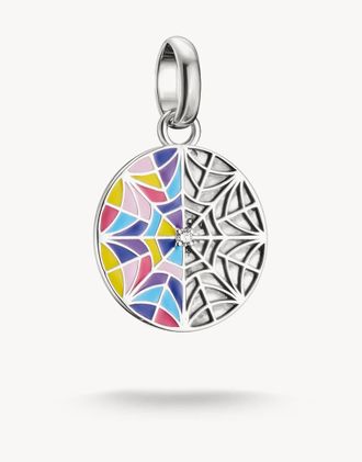 Thomas Sabo Charm pendente multicolore-Argento