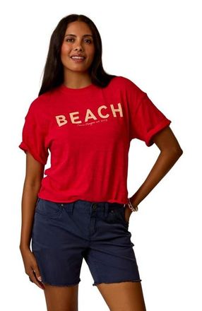 Carve Designs Parker Graphic Tee in Scarlet Beach at Nordstrom, Size Xx-Small