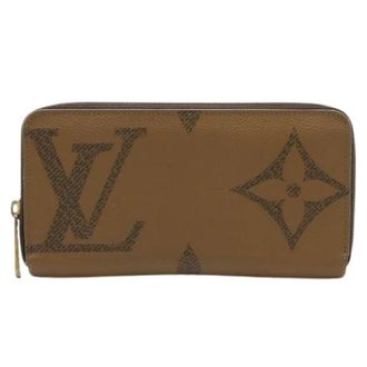Louis Vuitton Pre-owned Wallets, female, Brown, Size: ONE SIZE Pre-owned Zippy Wallet Long Wallet