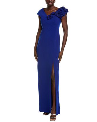 Teri Jon by Rickie Freeman Teri Jon By Rickie Freeman Off-The-Shoulder Gown