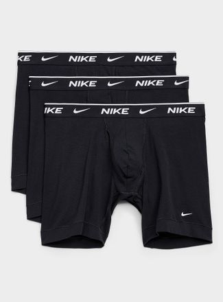 Nike Mens 6 white-logo boxer briefs Essential Cotton Stretch 3-pack