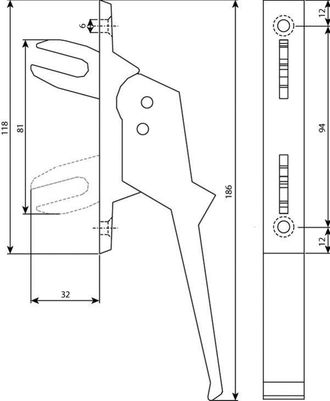 Argenta Shoes Argenta 517e/518e Manilla De Cremona De Aluminio