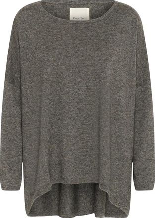 Part Two Tila PW Pullover - Dames - Ronde hals truien - Grijs - S - Wol - Truien & Vesten