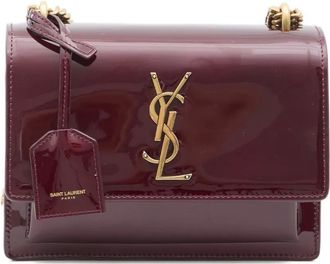 Saint Laurent Sunset kleine crossbodytas - Rood