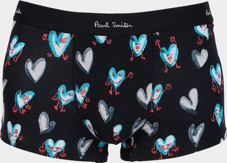 Paul Smith Men & apos;s Pop Heart Stretch Cotton Trunks