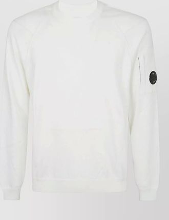 C.P. Company sea island cotton crewneck lens sweater