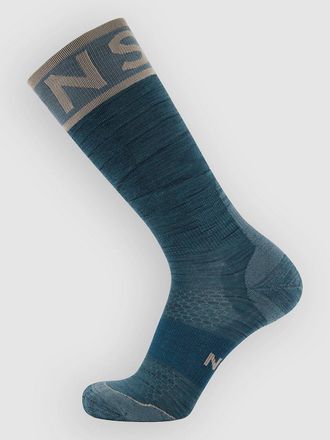 Mons Royale Merino Snow Calcetines T&eacute;cnicos azul