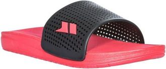Trespass Cusp Perforated Flatform Sliders in Black at Nordstrom, Size 12