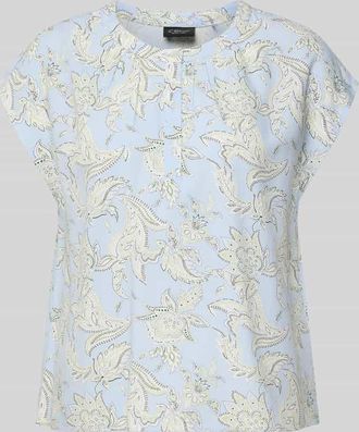 s.Oliver Black Label Regular Fit Bluse aus reiner Viskose in Rauchblau, Gr&ouml;&szlig;e 36