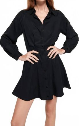 Nation Ltd Tanya Mini Dress In Black