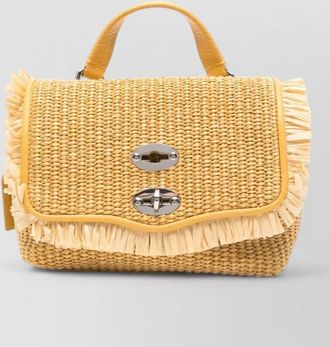 Zanellato vimini baby crossbody bag fringe hardware