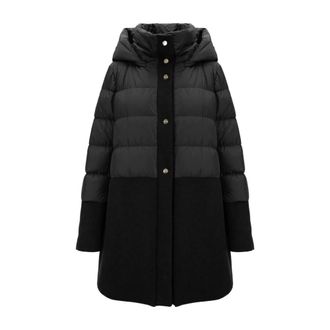 Herno Dames, Mantels, Zwart, Maat: 2XS Wol