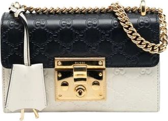 Gucci Pre-owned Cross Body Bags, female, Multicolor, Size: ONE SIZE Pre-owned Padlock Shoulder Bag