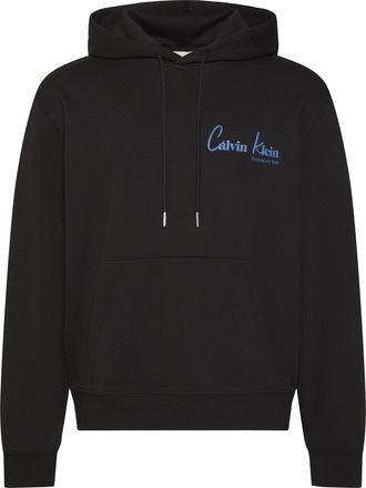 Calvin Klein Jeans Kapuzensweatshirt CALVIN KLEIN JEANS GRAPHIC HOODIE, Herren, Gr. XXL, schwarz, Sweatware, Obermaterial: 100% Baumwolle, unifarben, regular fit normal,