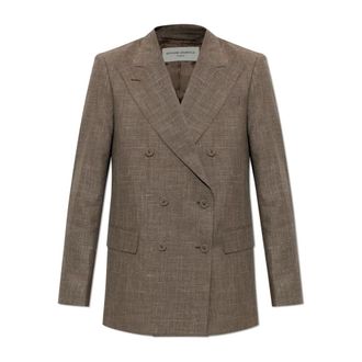 Officine G&eacute;n&eacute;rale Blazers, female, Brown, Size: XL Sandra Wool Blazer