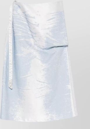 Diesel belted waist midi skirt silk blend