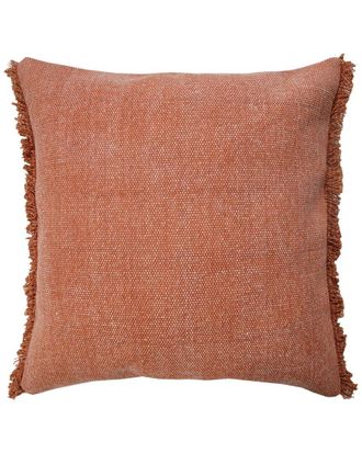 LR Home Lr Home Cassie Fringed Solid Stonewash Decorative Pillow
