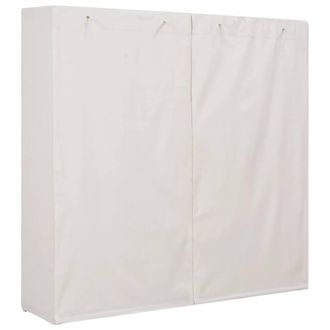 Berkfield Home Wardrobe White 173x40x170 cm Fabric | Size: 173 x 40 x 170 cm