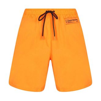 Heron Preston Heren zwemshorts (Neon Oranje)