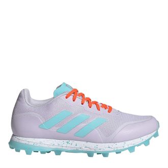 adidas Womens Fabela Zone 2.1 Hockey Shoes in Purple - Size UK 3.5